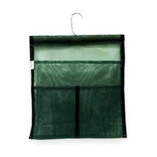 Hanging Mesh Accessory Bag - Dark Green