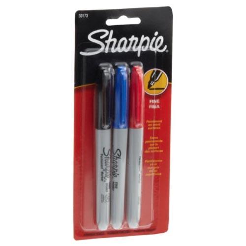 Sharpie Fine Point Markers - 3 Assorted Colors