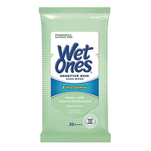 Wet Ones Travel Pack - Green Sensitive